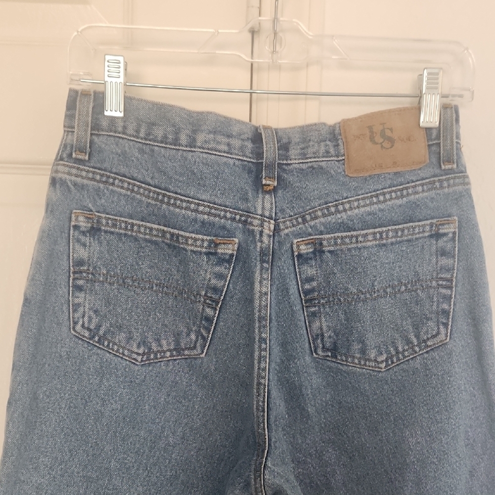 US Polo Ass. Rn Vintage Y2K 87282 Classic Straight Leg Blue Jeans Sz 9/10 - Picture 2 of 10